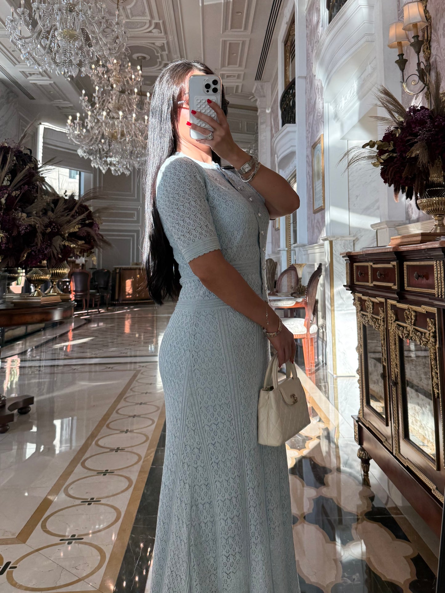 Amoura Elbise - Mavi