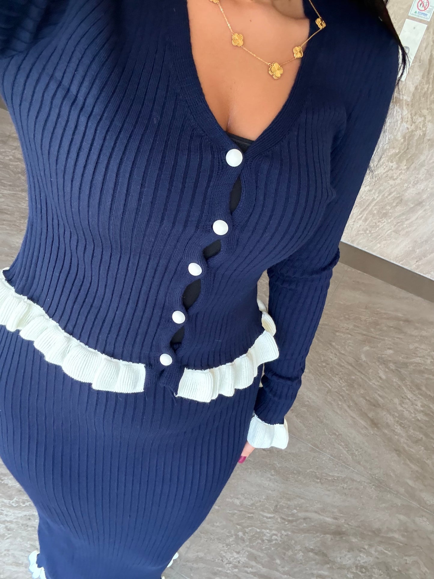 Lily lacivert Triko Takım