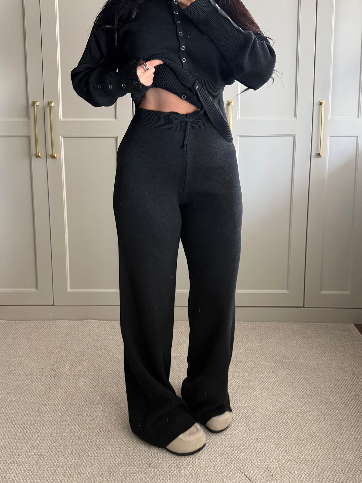 Eva Triko Takim-Siyah