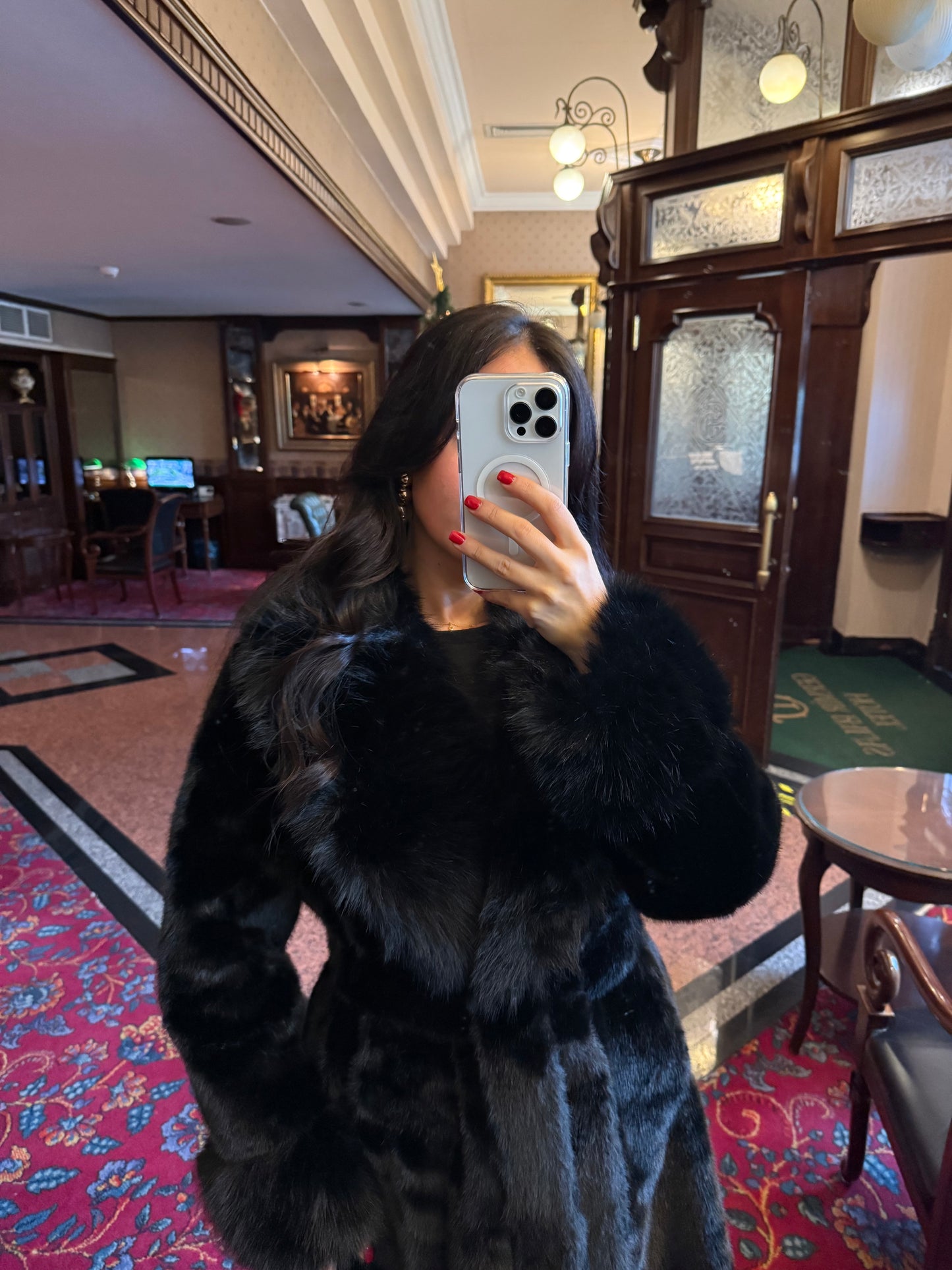 Amira Uzun İthal Kürk Mont