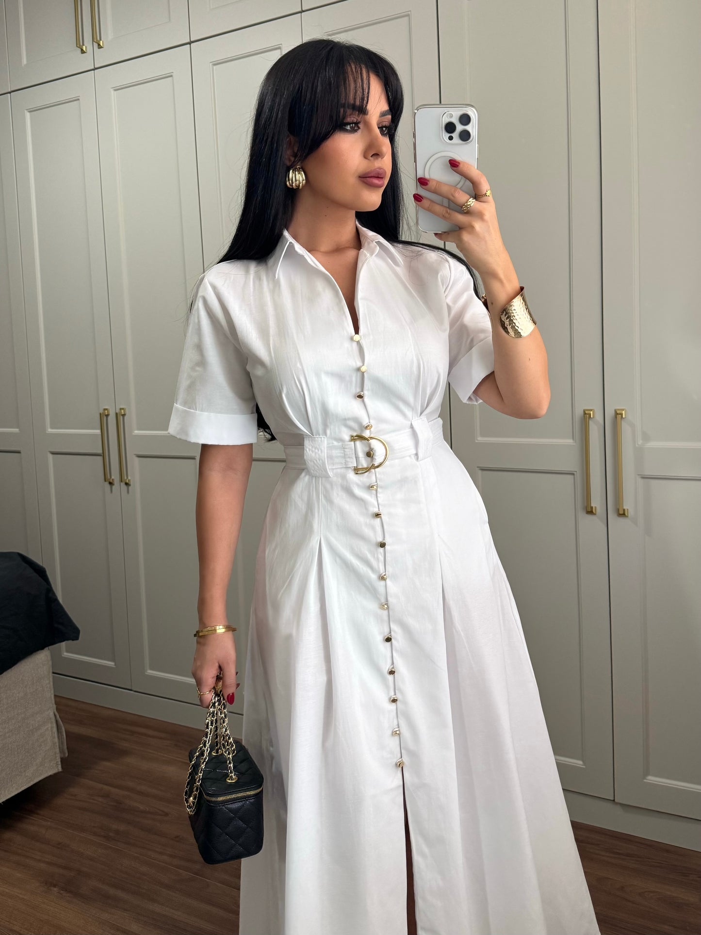Bahar Elbisesi - Beyaz