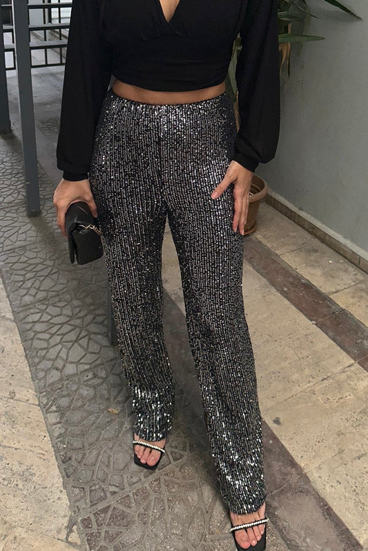 Bling Gümüş Pantolon
