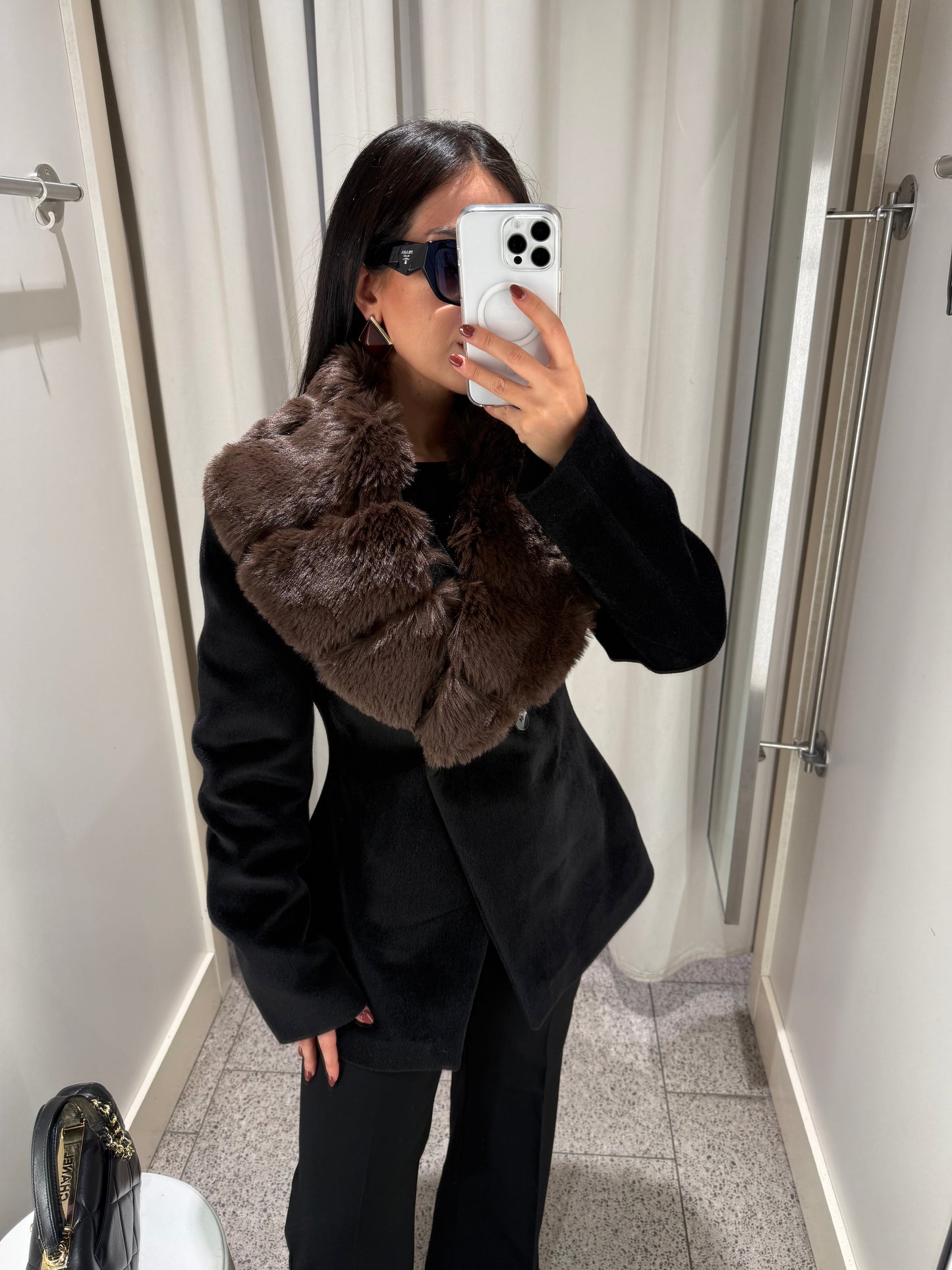 Margaux Premium kahverengi Kürk Ceket