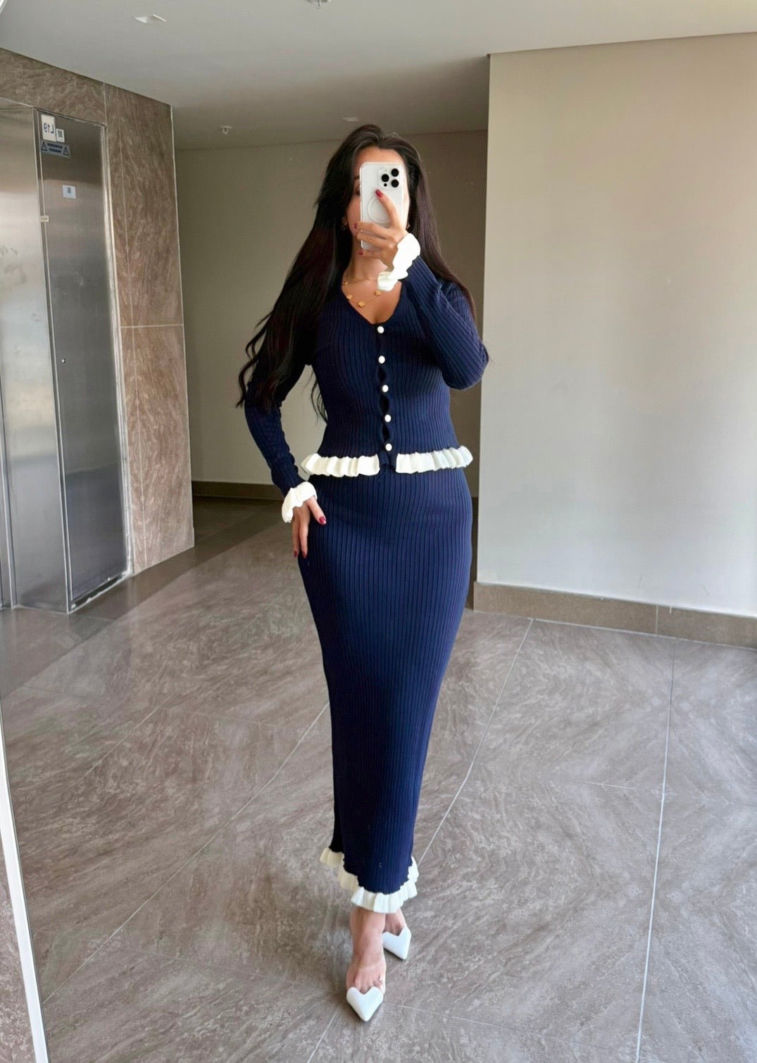 Lily lacivert Triko Takım