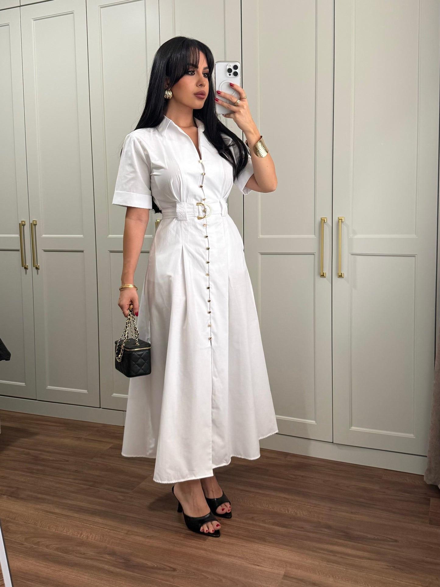 Bahar Elbisesi - Beyaz