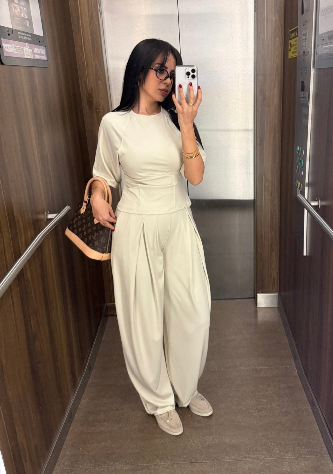 Ceylan Basic Takım - Ekru