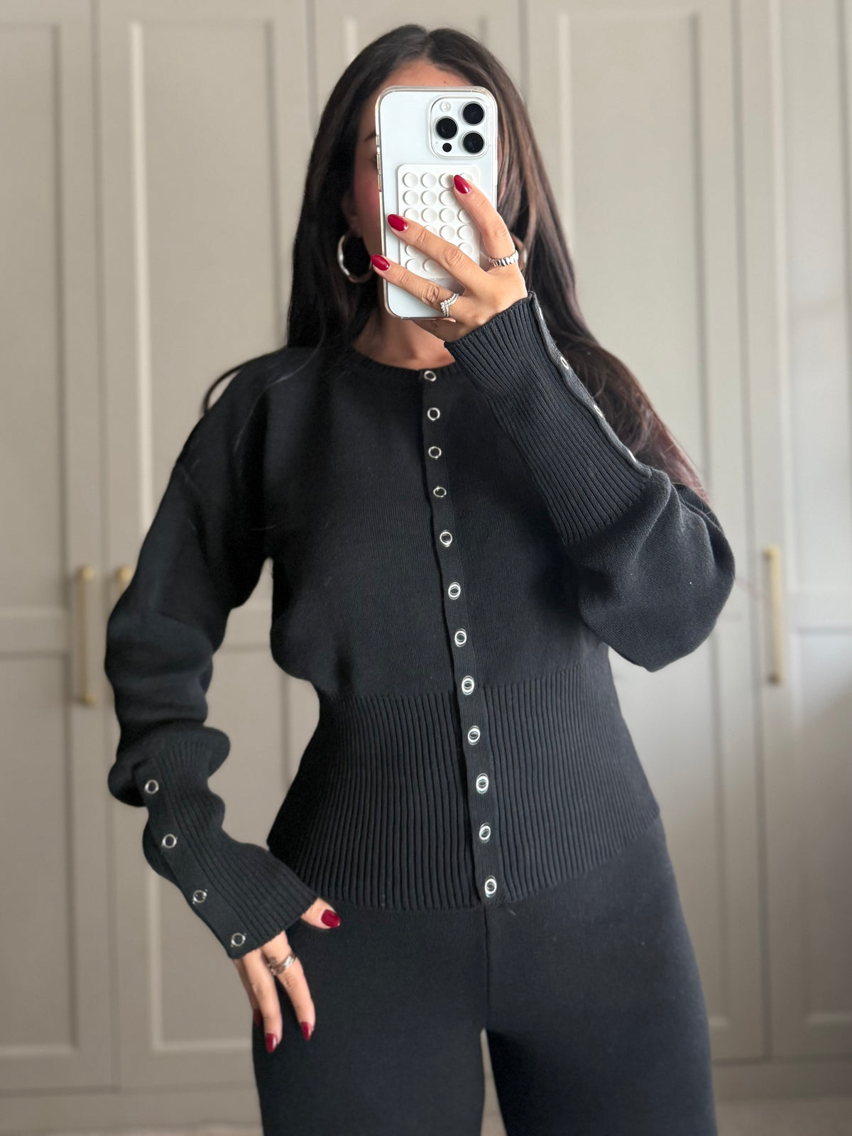 Eva Triko Takim-Siyah