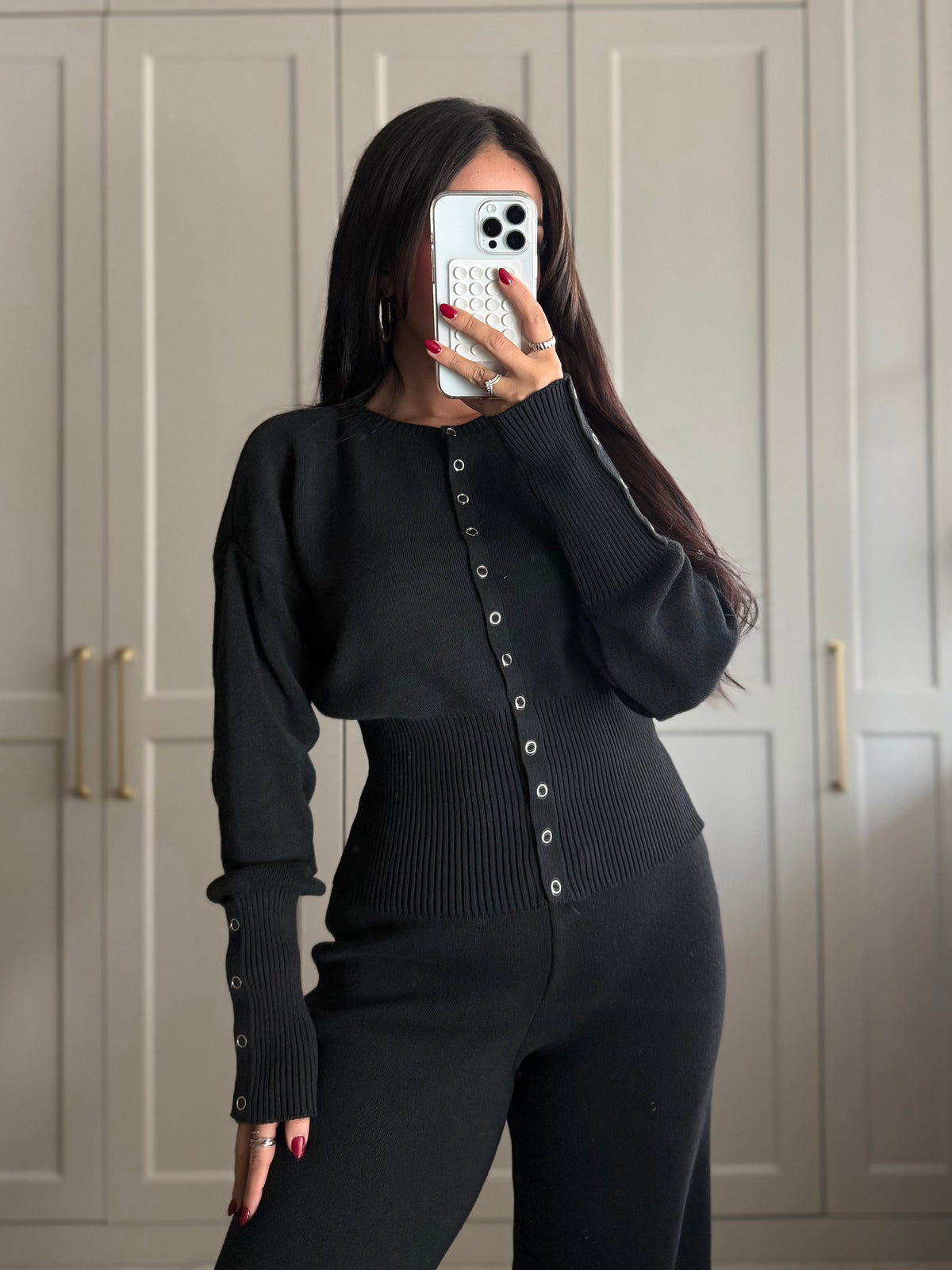 Eva Triko Takim-Siyah