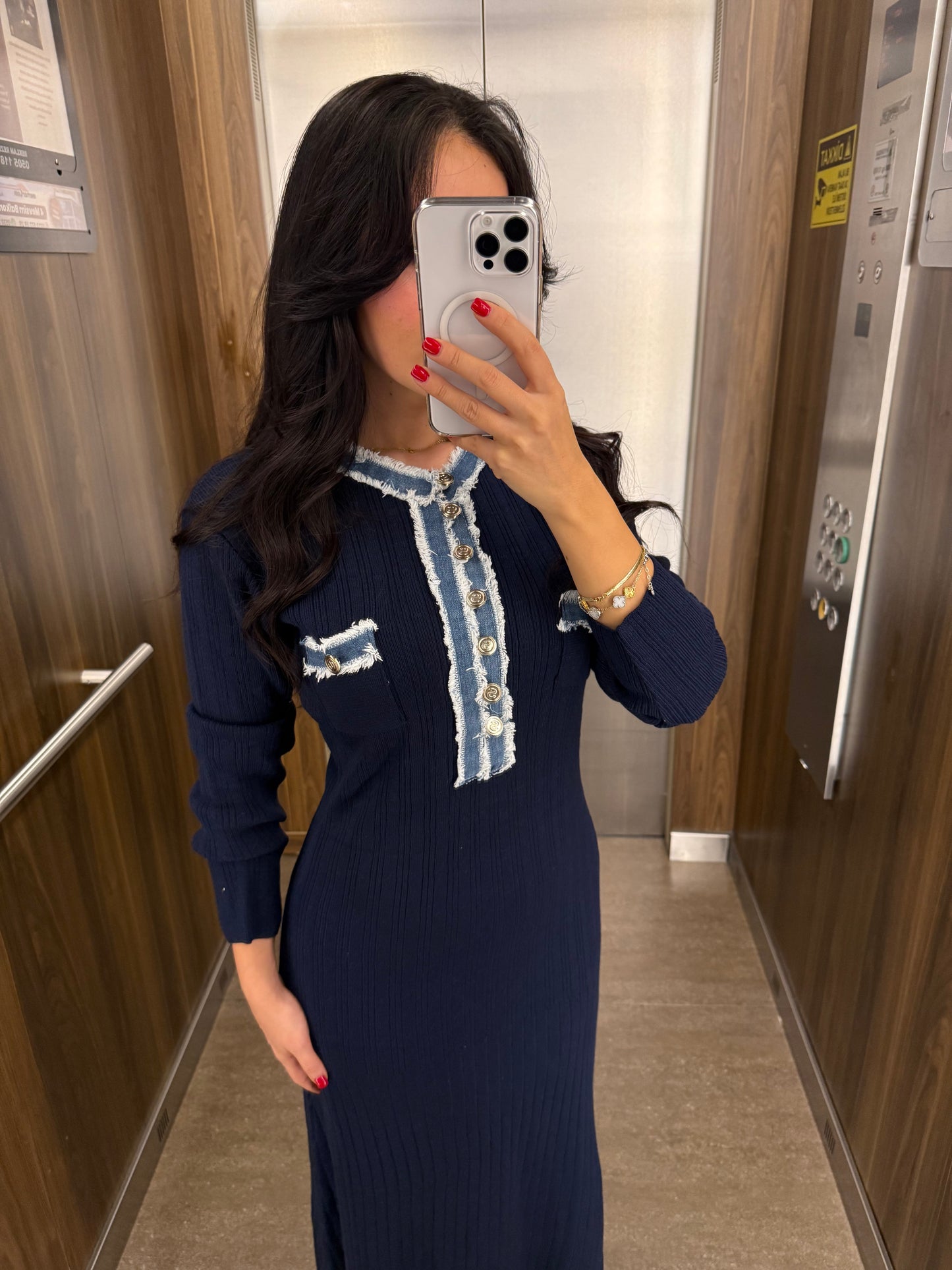 Anastasia Triko Elbise