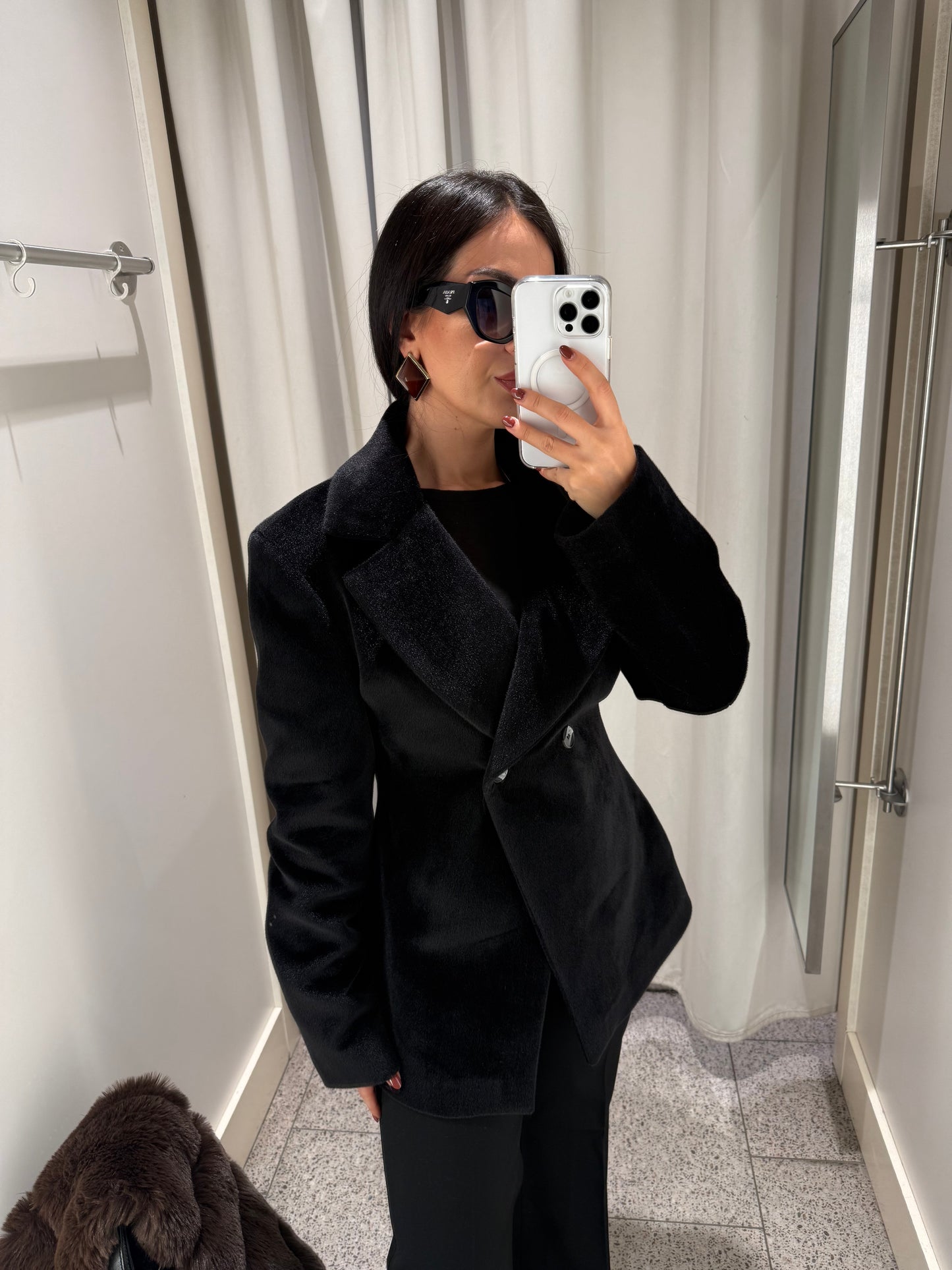 Margaux Premium kahverengi Kürk Ceket