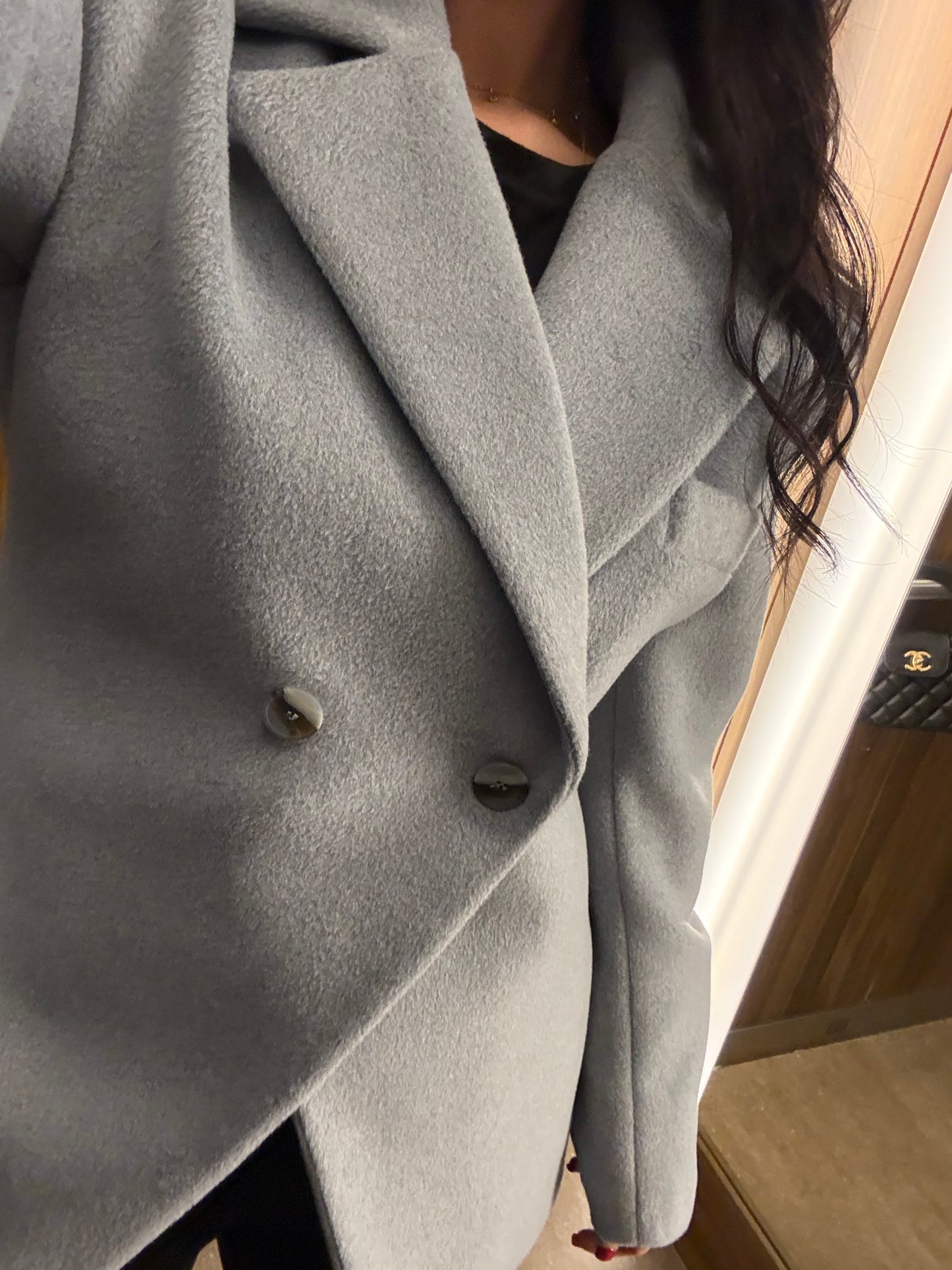 Mai Gri Premium Kürklü Blazer