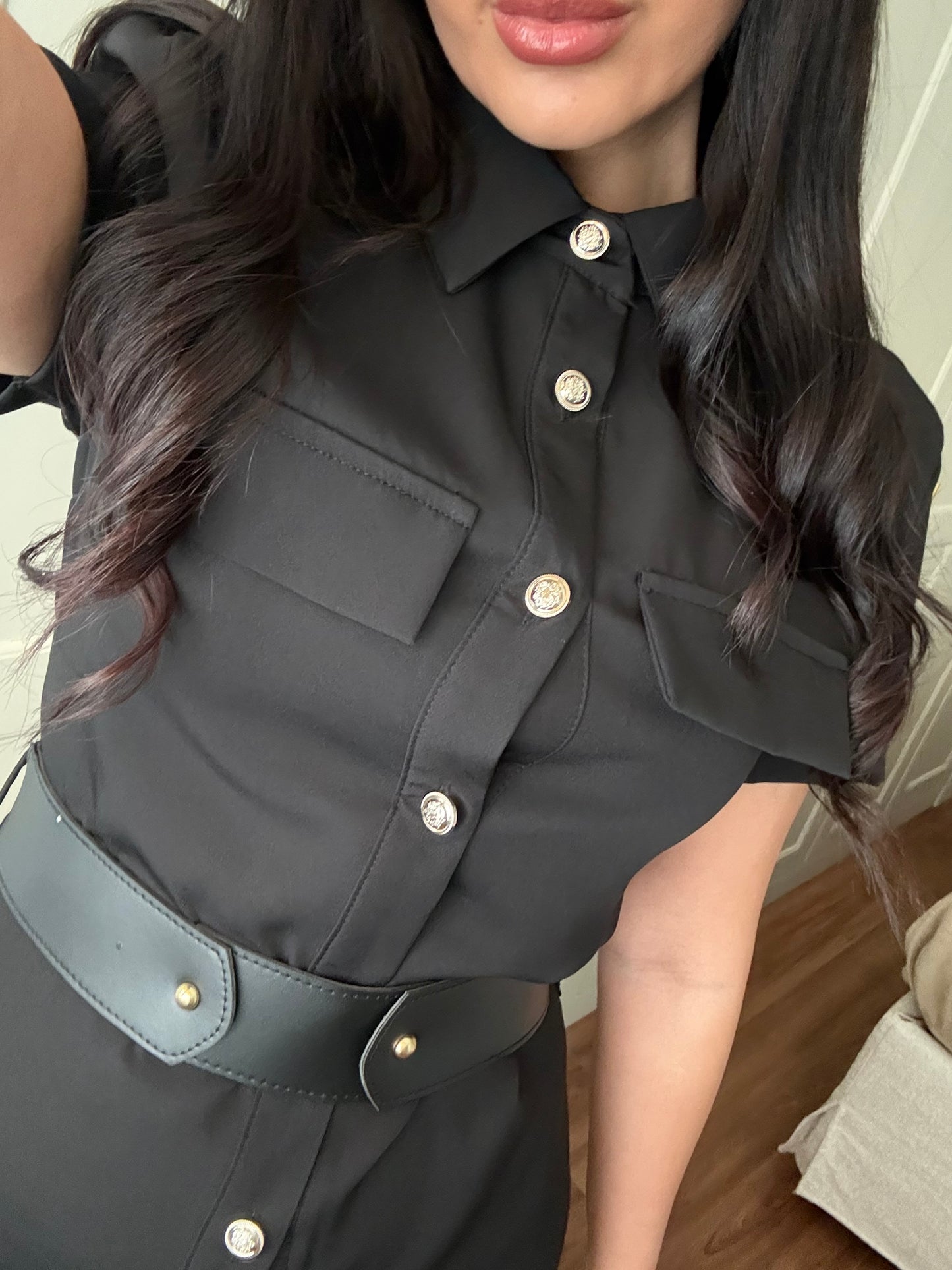 Aişa Elbise - Siyah