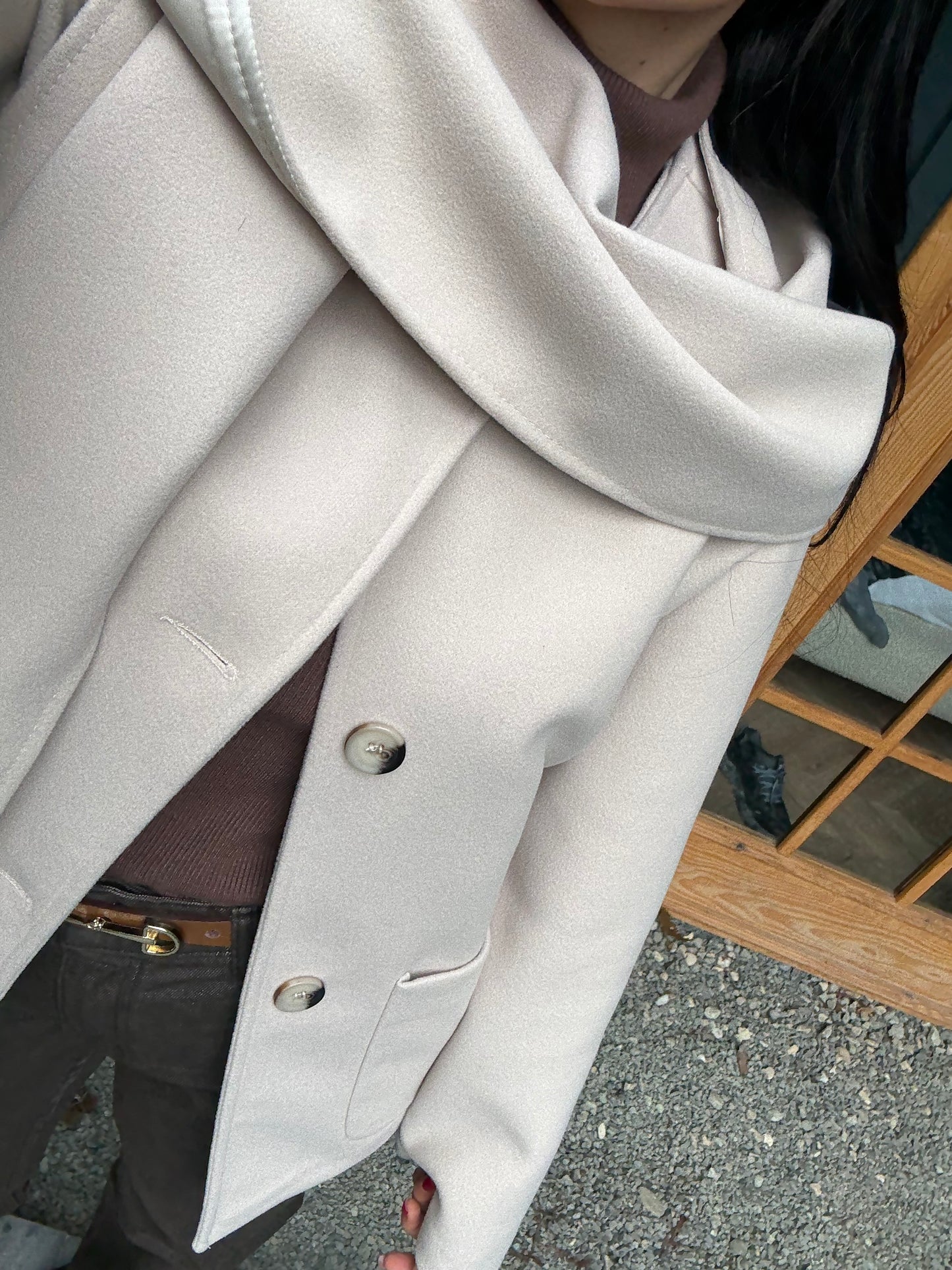 Bella Bej Atkılı Kaban