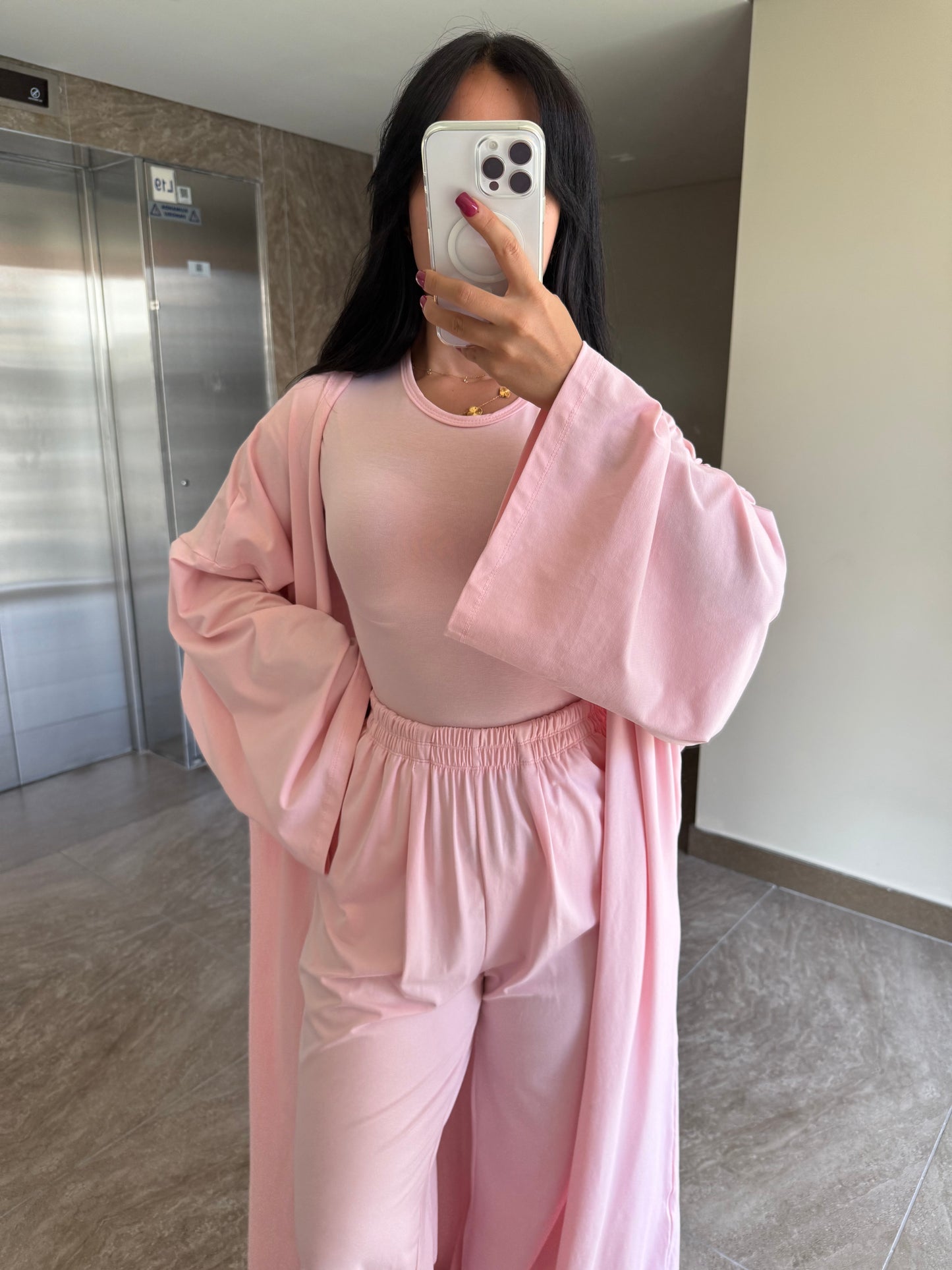 Sonia 3’lü takım – Açık Pembe