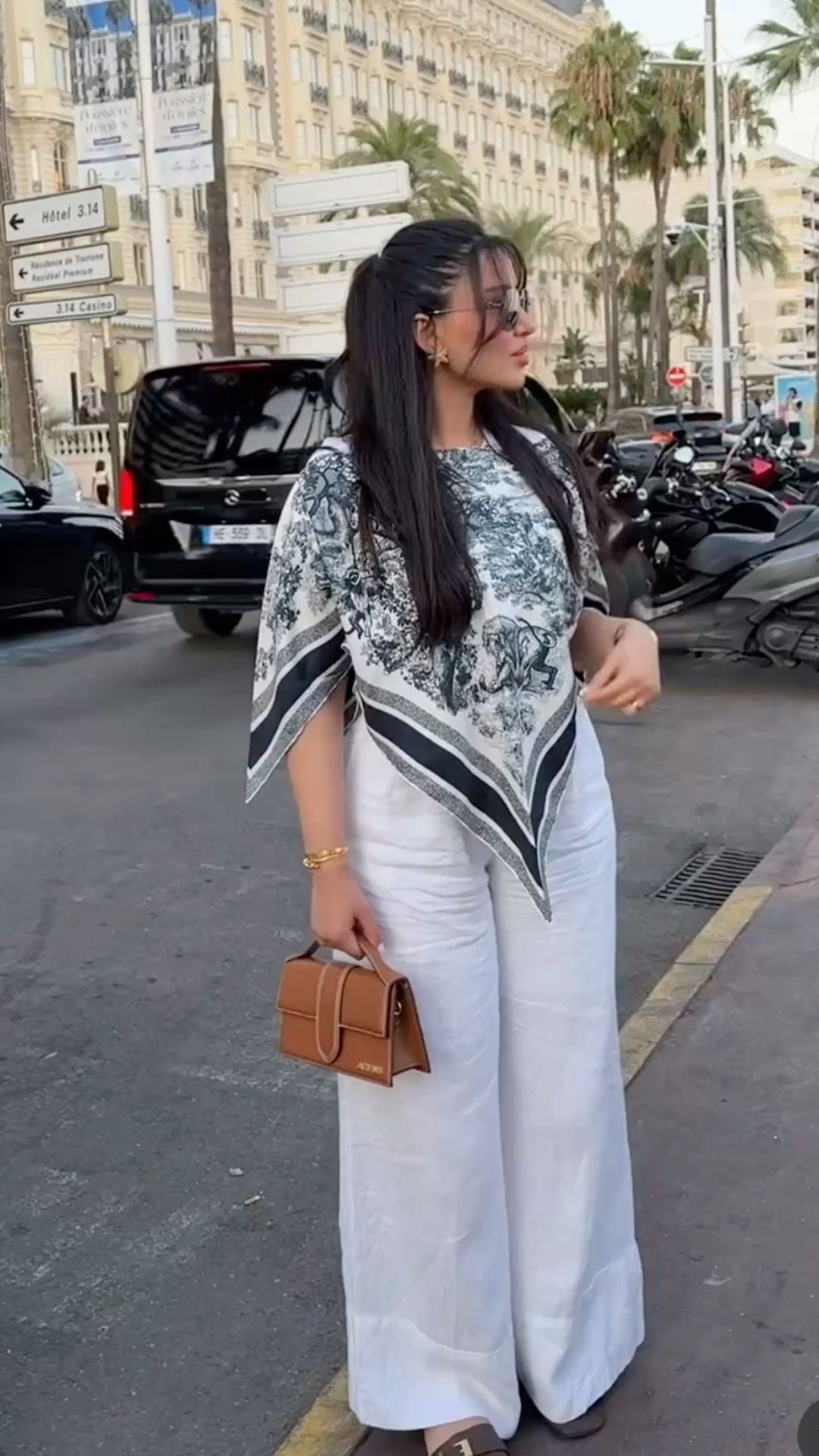 Alya Şal Bluz - Lacivert