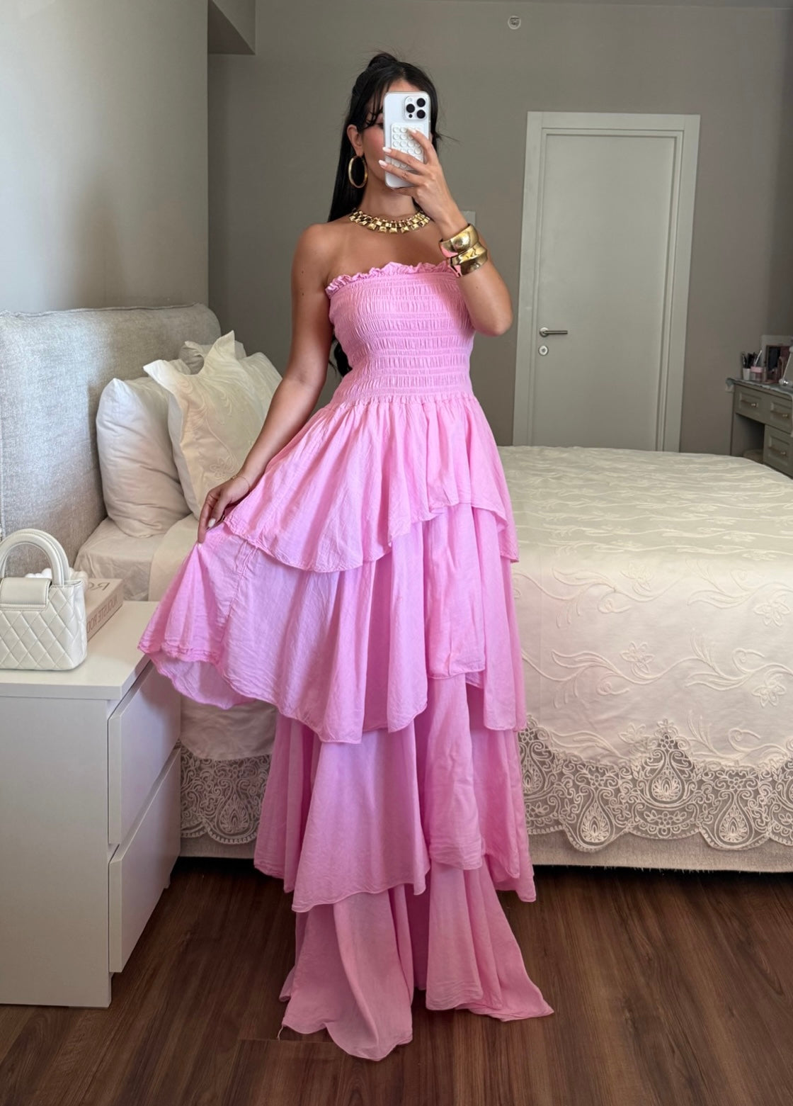 Milano Elbise - Pembe