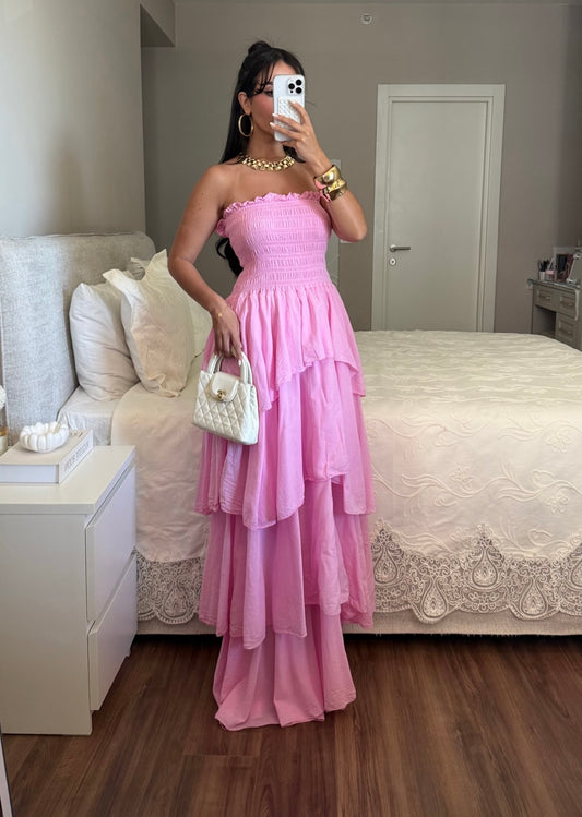 Milano Elbise - Pembe