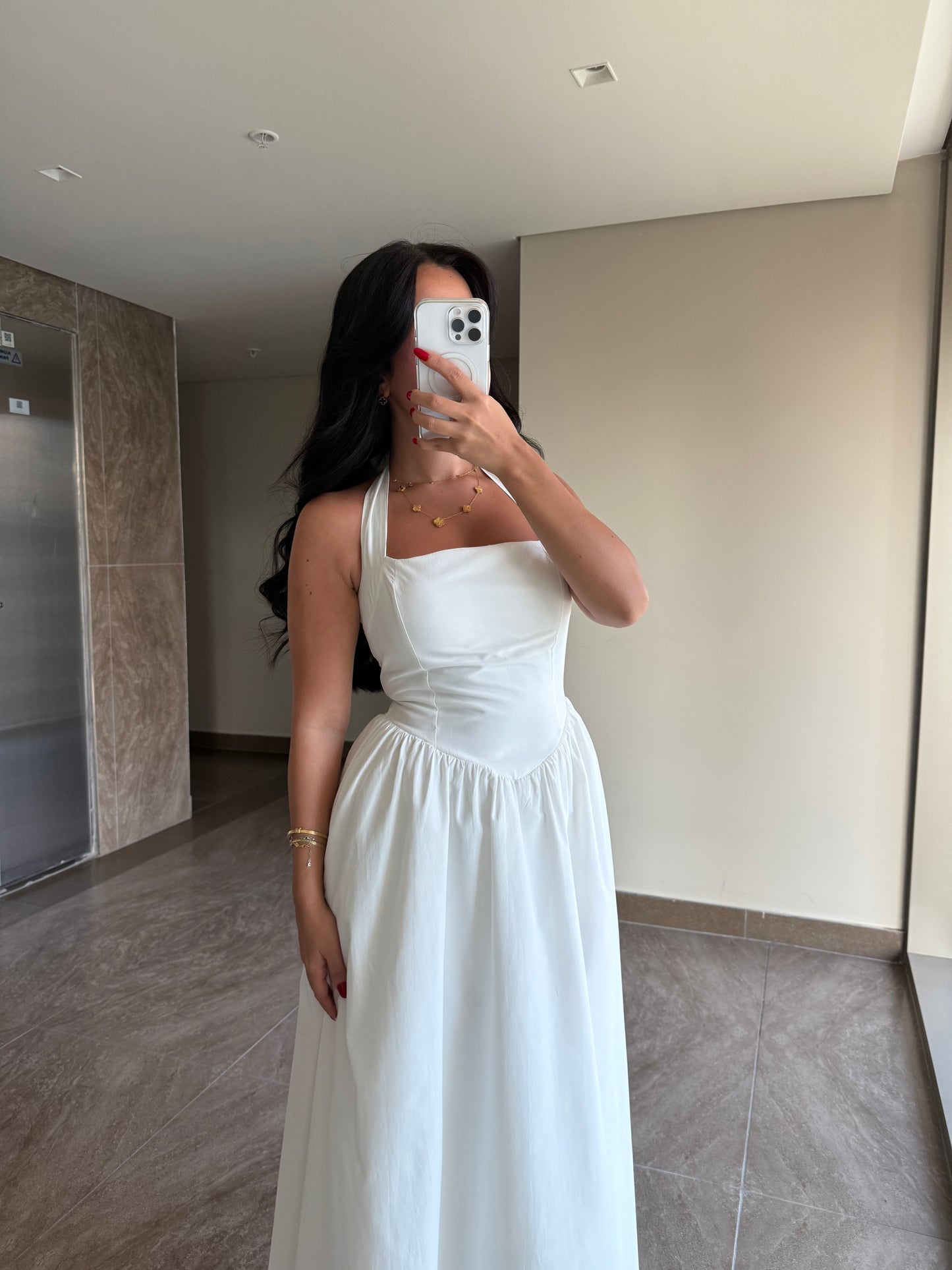 Vera Beyaz Elbise