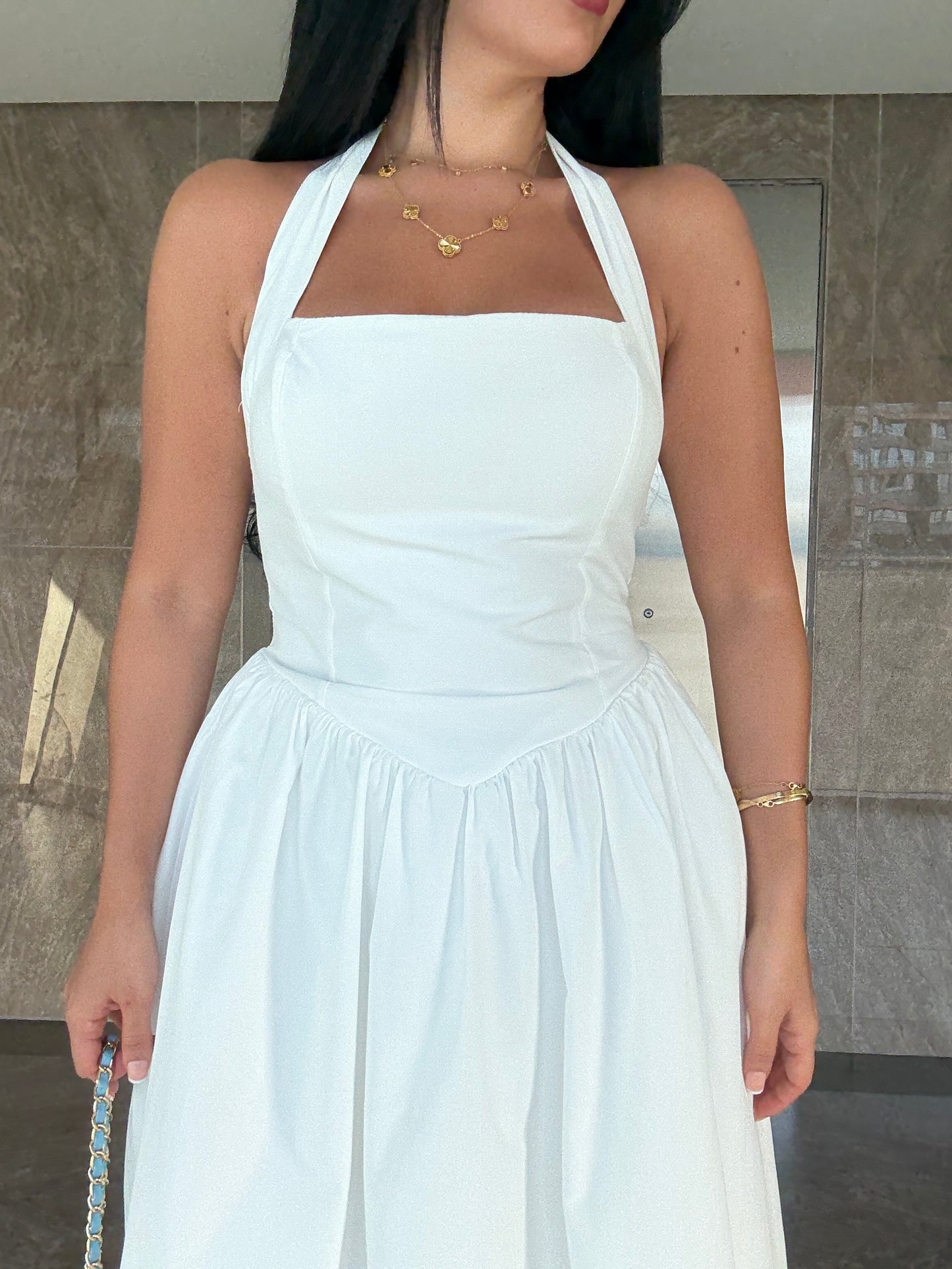 Vera Beyaz Elbise