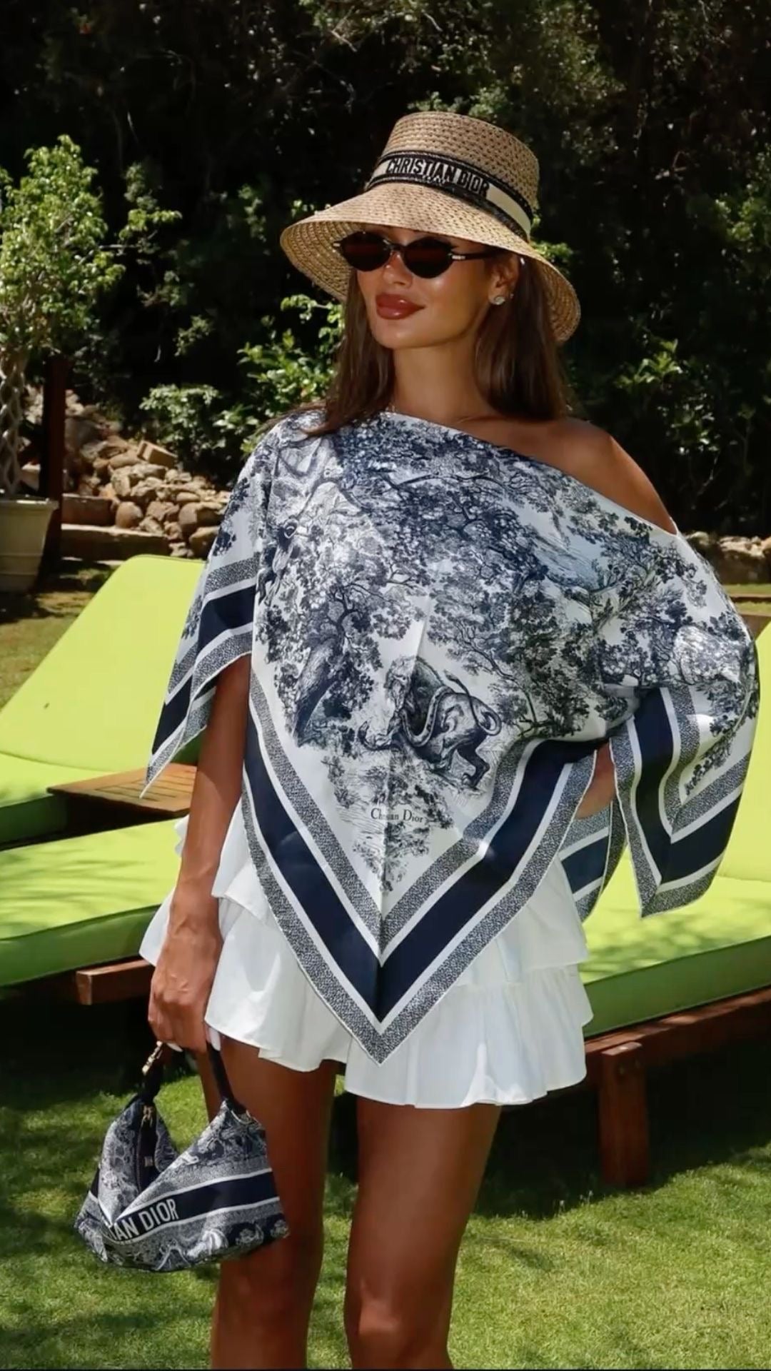 Alya Şal Bluz - Lacivert