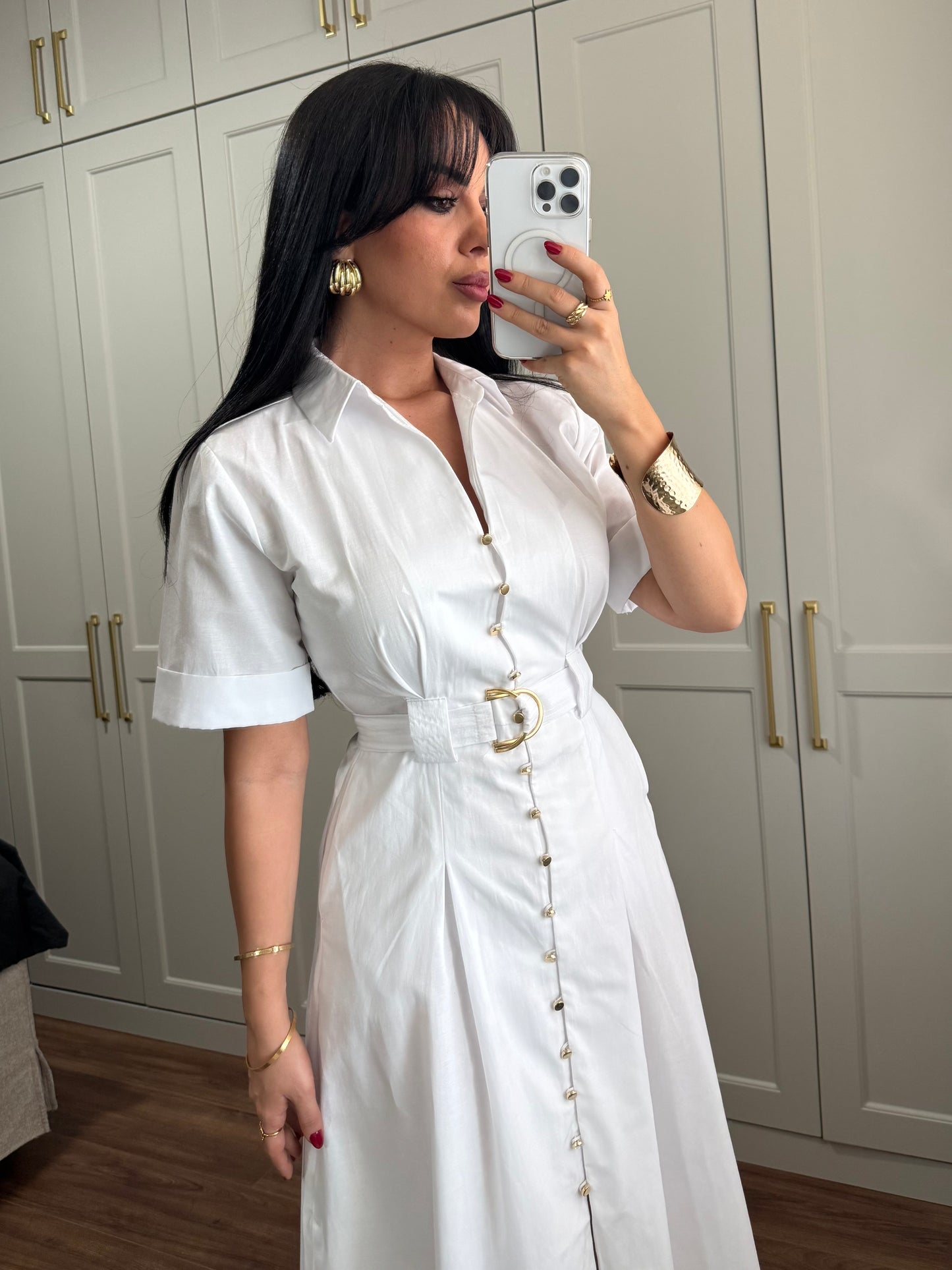 Bahar Elbisesi - Beyaz