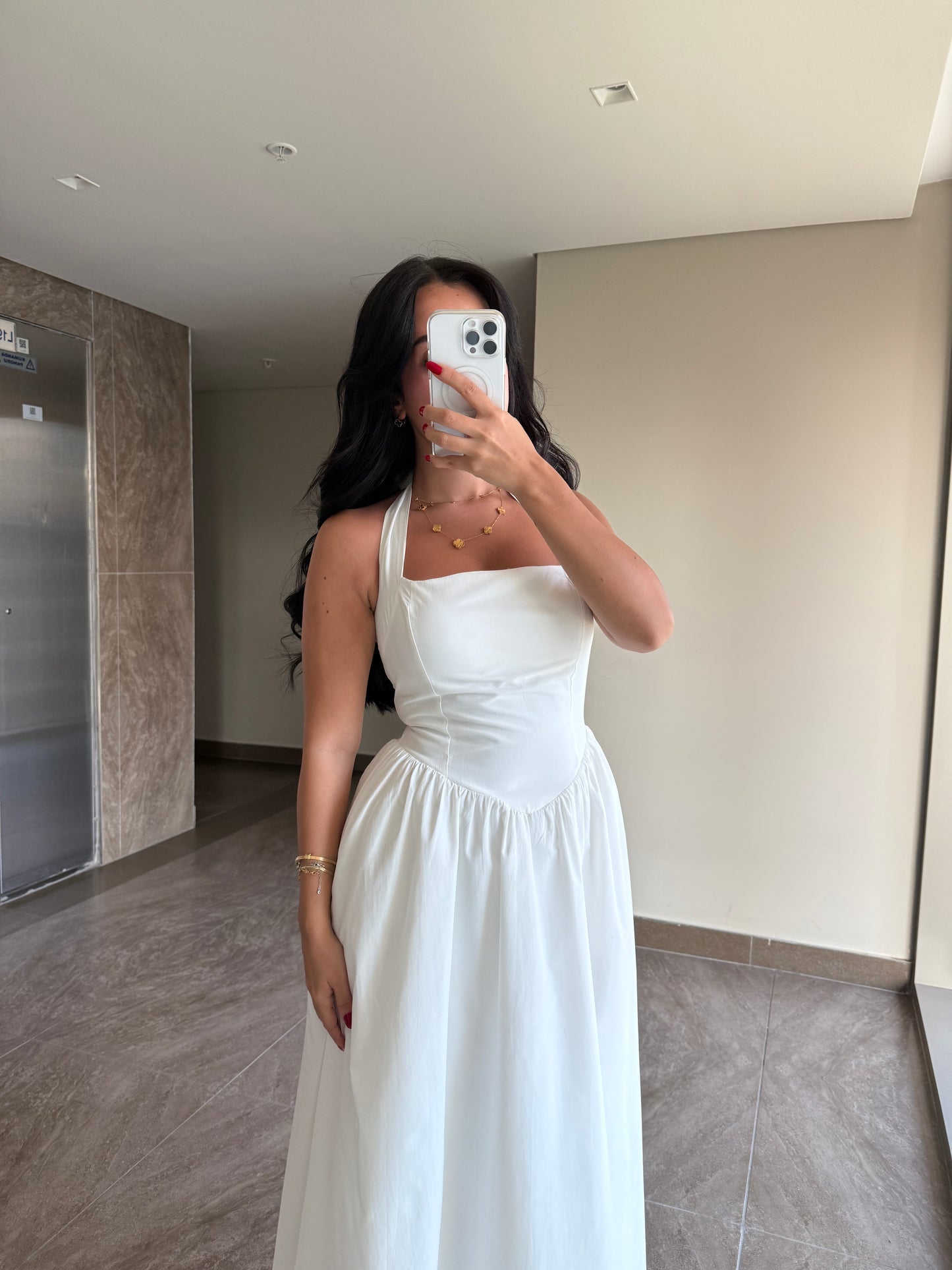 Vera Beyaz Elbise