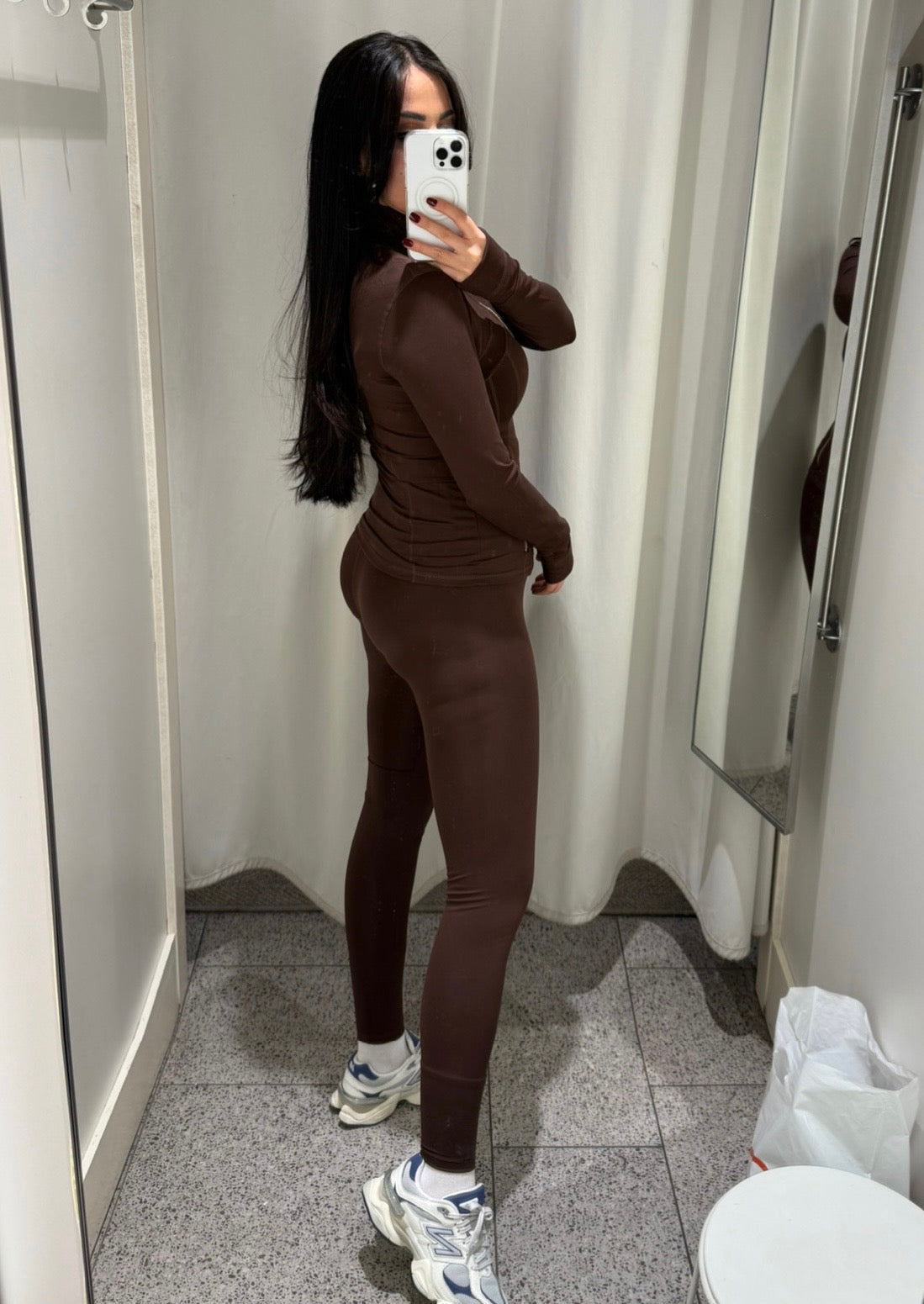 Lululemon Kahverengi Premium Kalite Spor Takımı