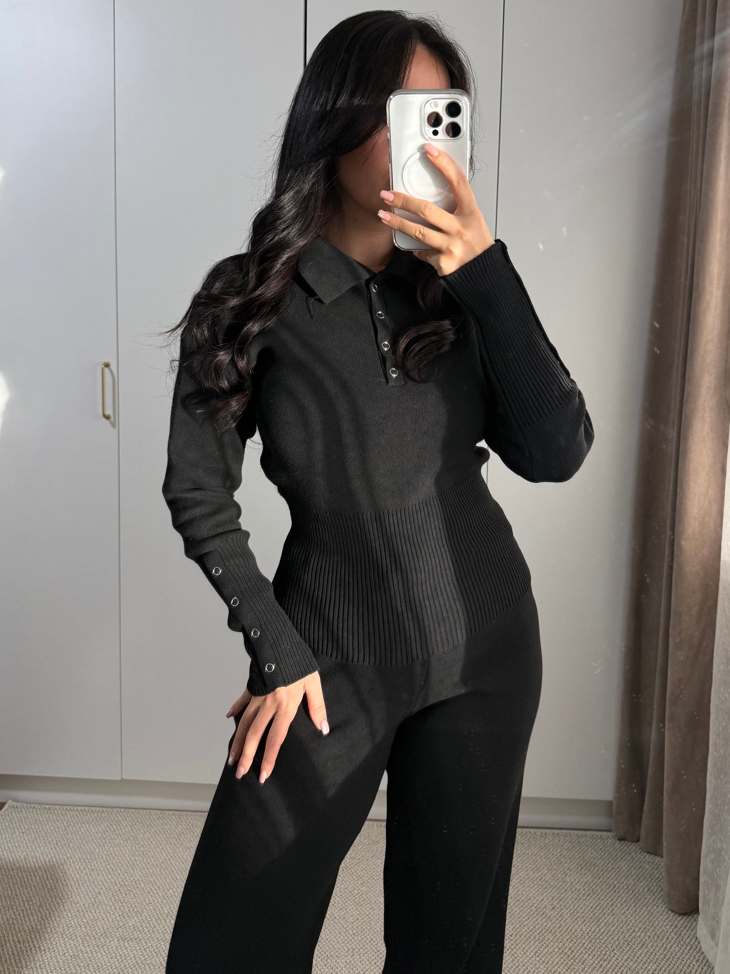 Yara Siyah Triko Takım