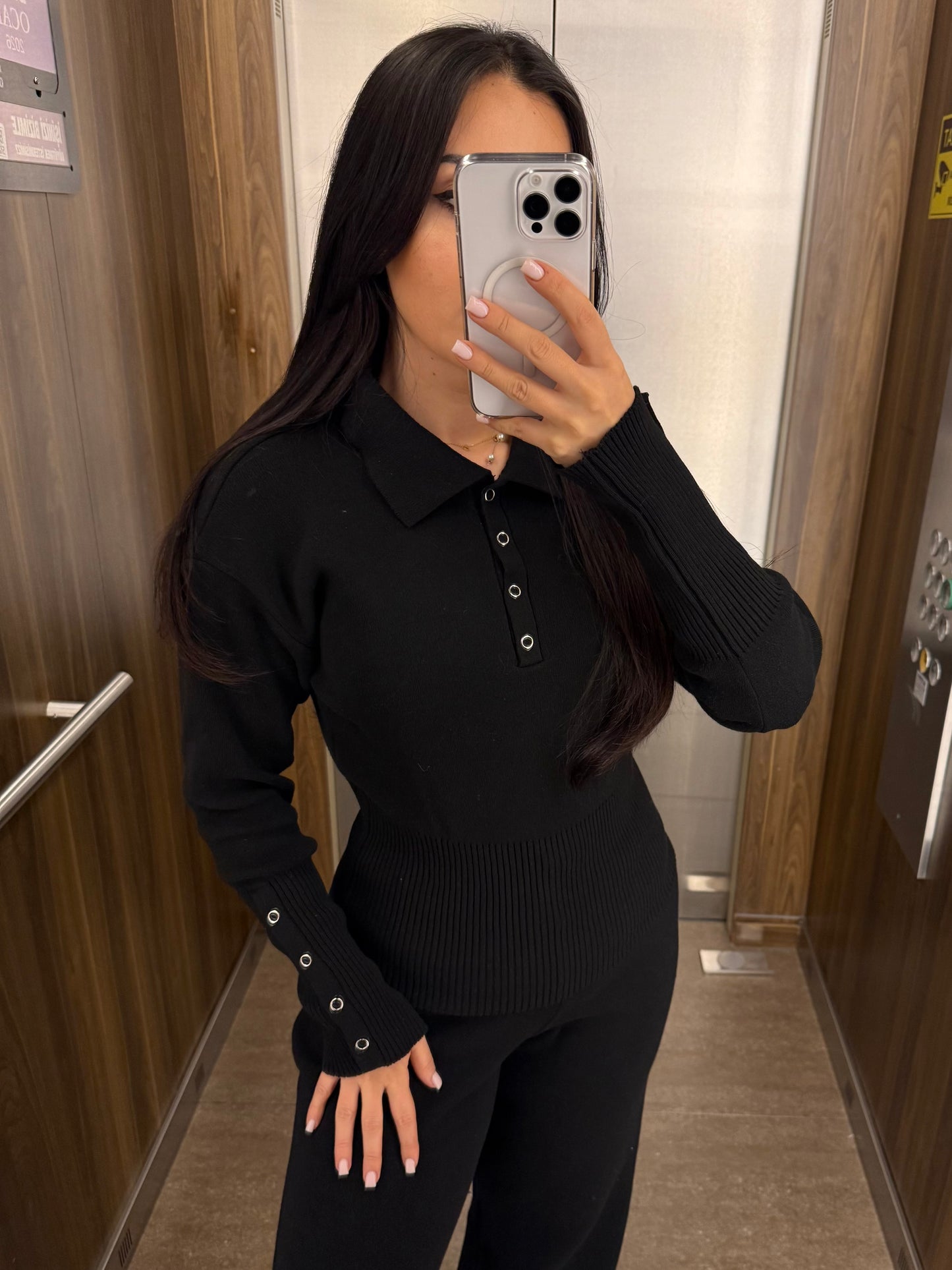 Yara Siyah Triko Takım
