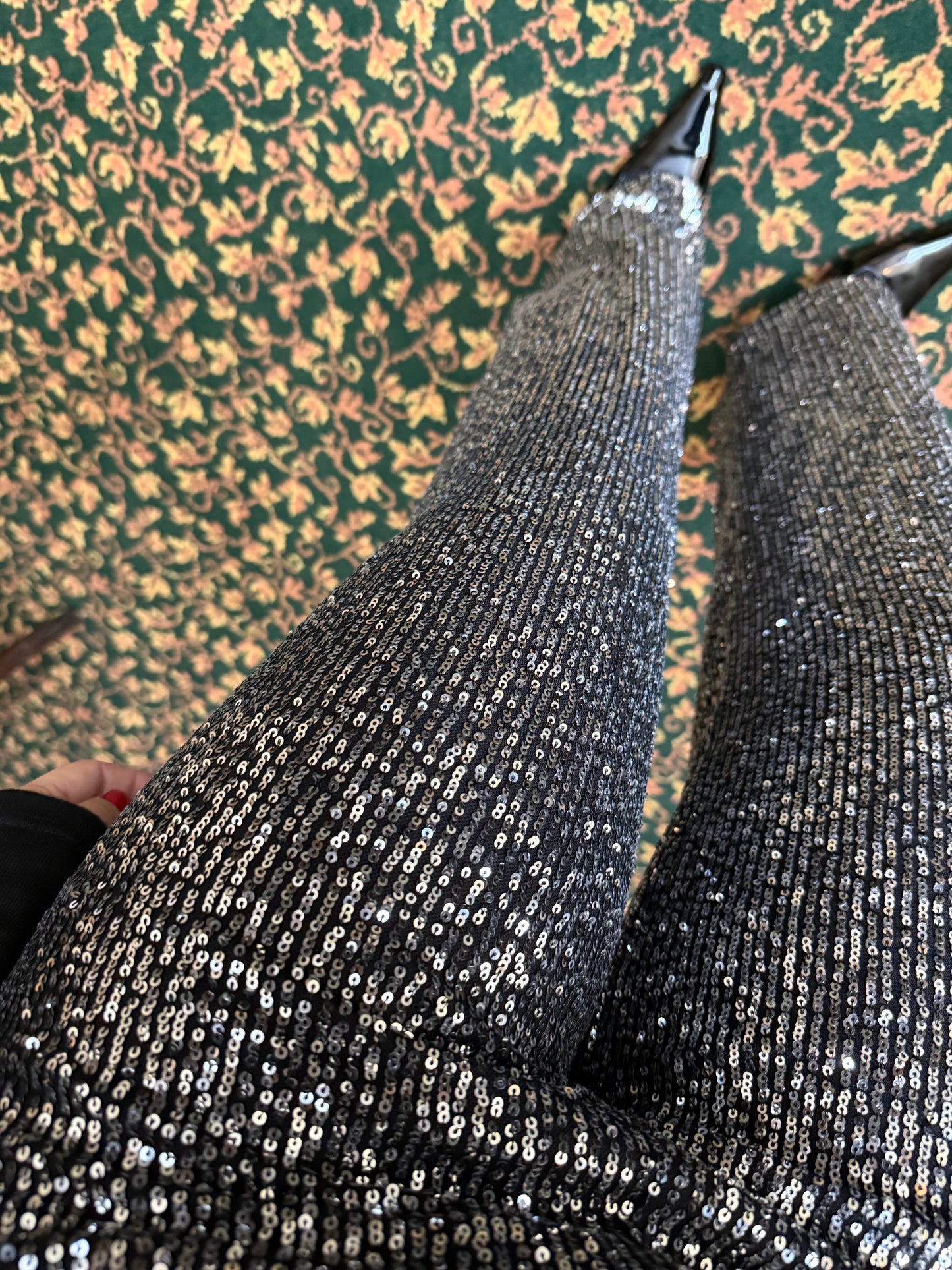 Bling Gümüş Pantolon