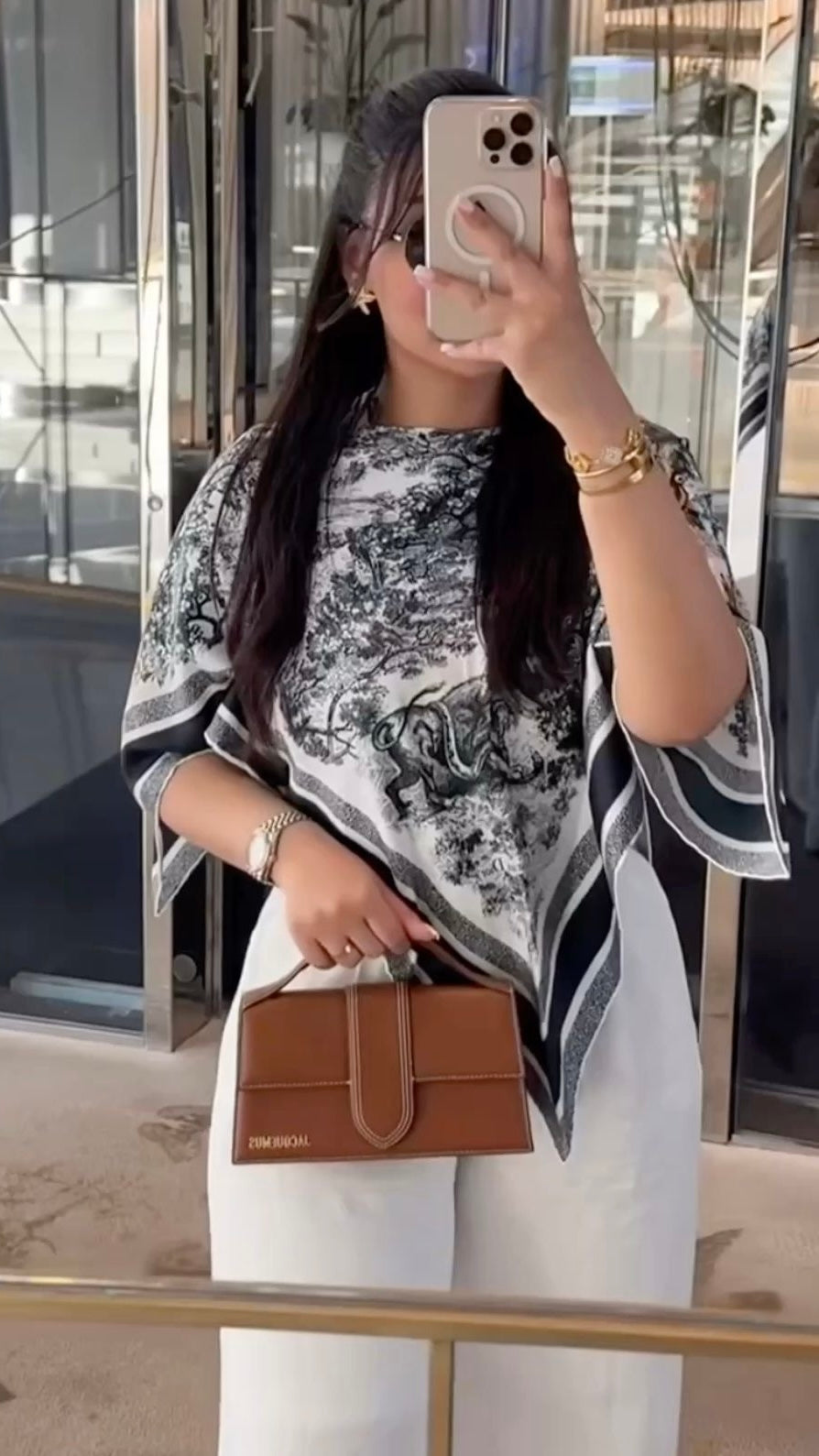 Alya Şal Bluz - Lacivert