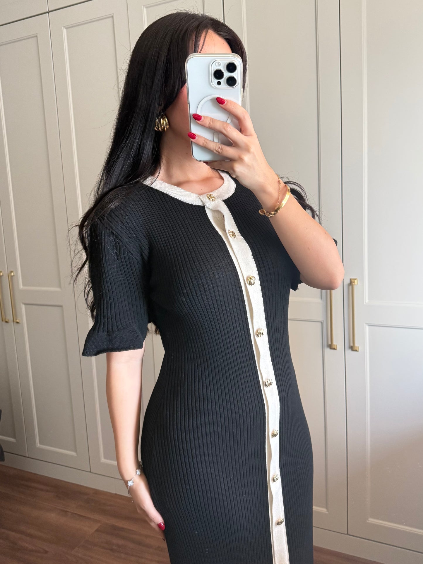 Carolina Elbise - Siyah