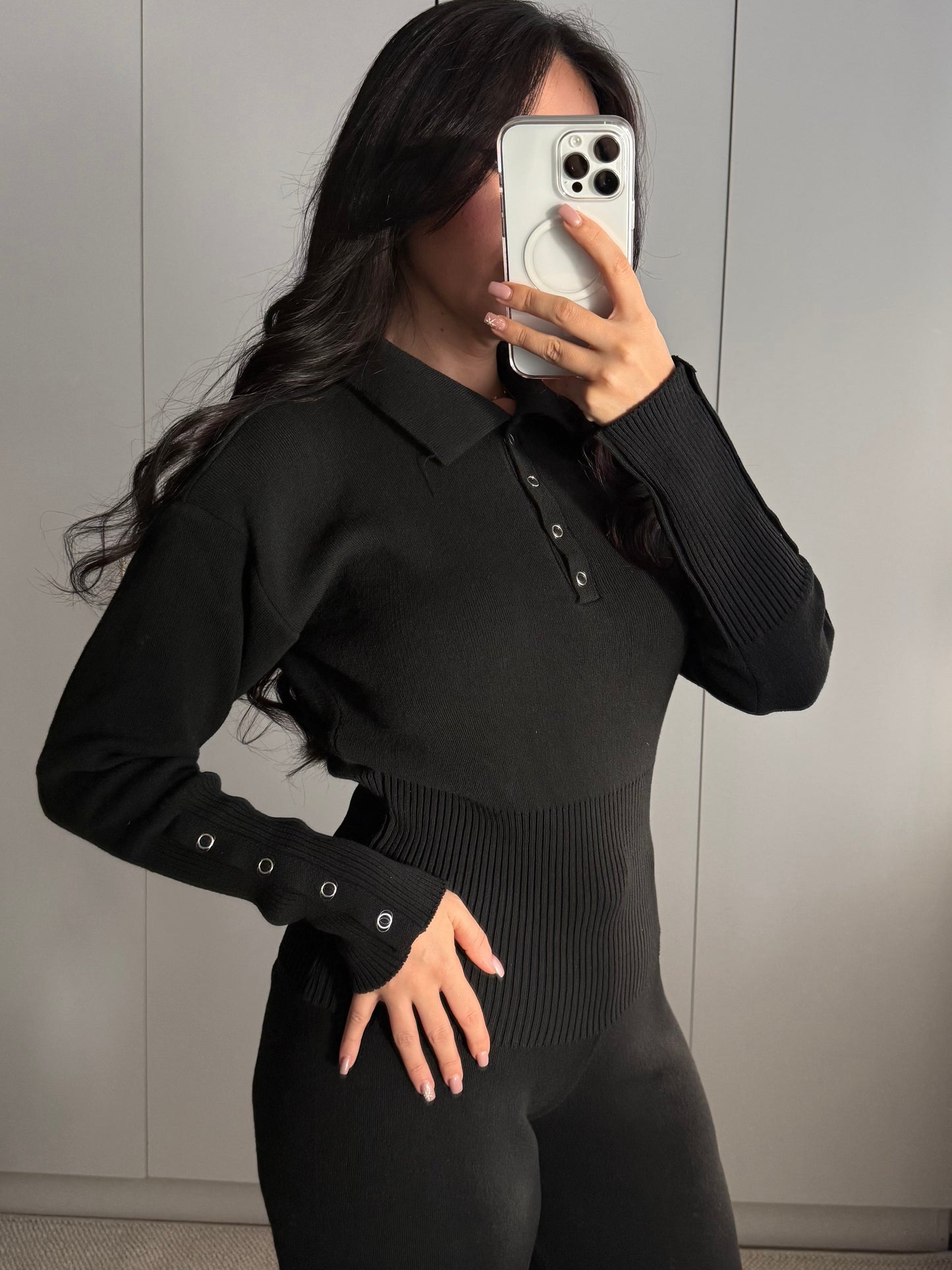 Yara Siyah Triko Takım