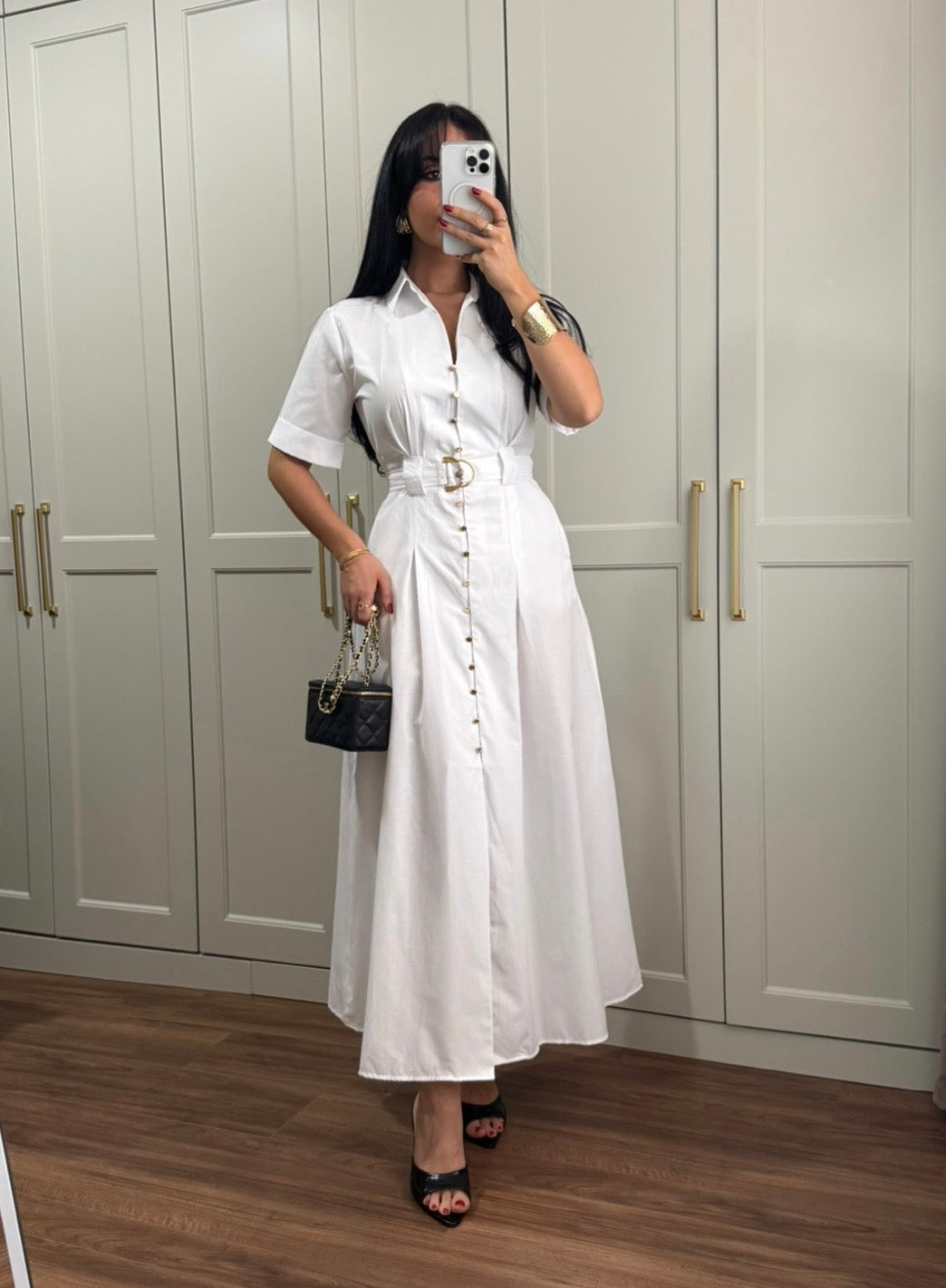 Bahar Elbisesi - Beyaz
