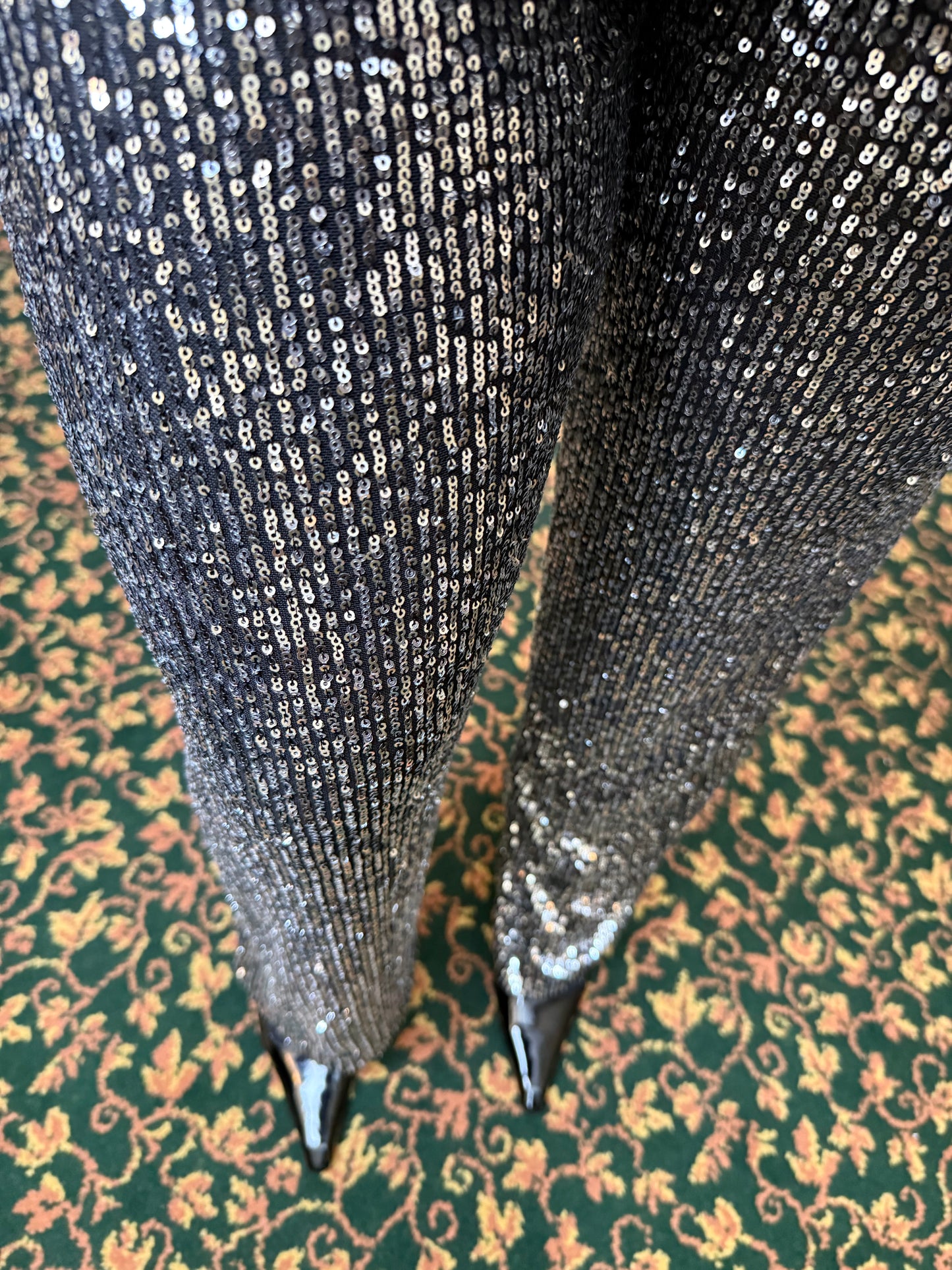 Bling Gümüş Pantolon