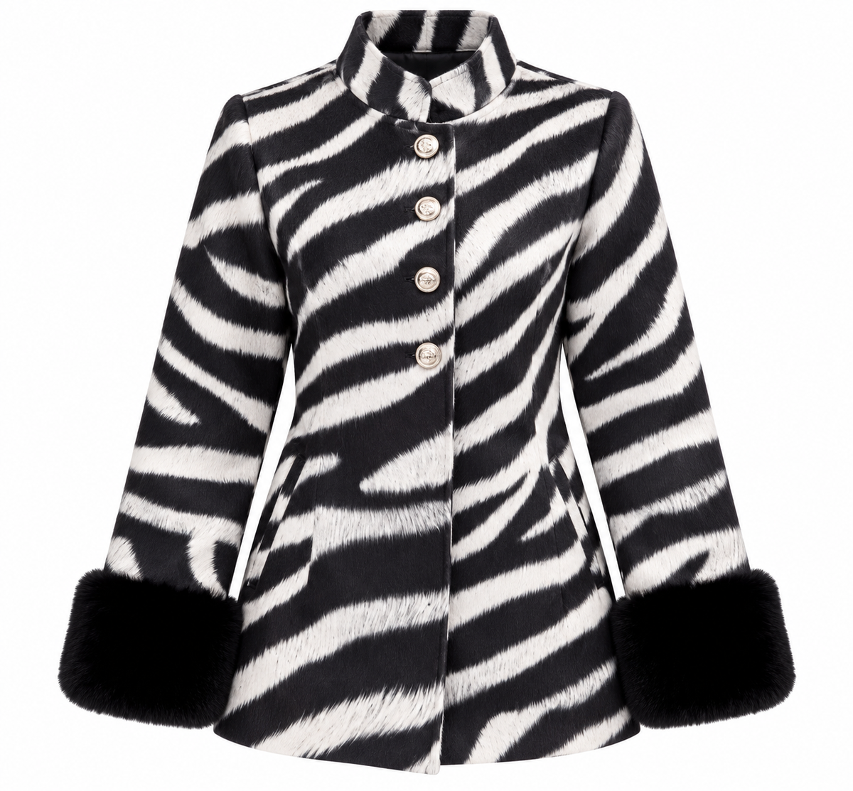 Zebra Desenli Ceket