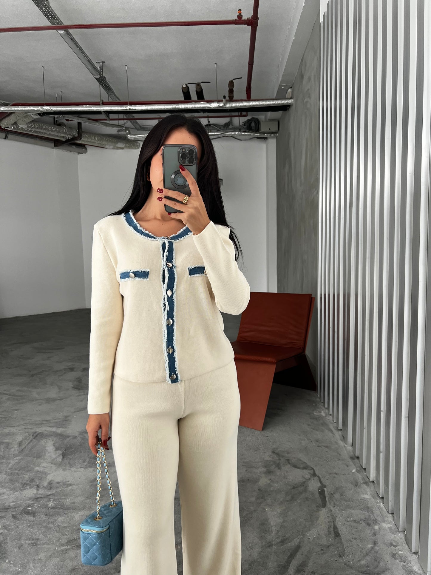 Zina Detaylı Triko Takım