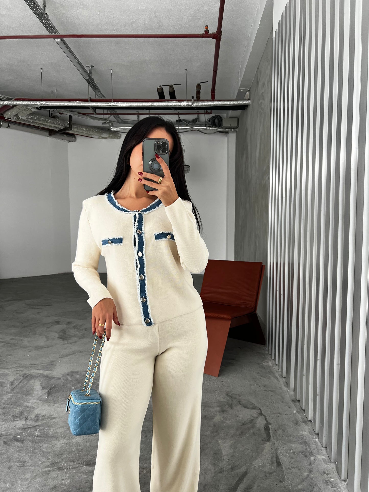 Zina Detaylı Triko Takım