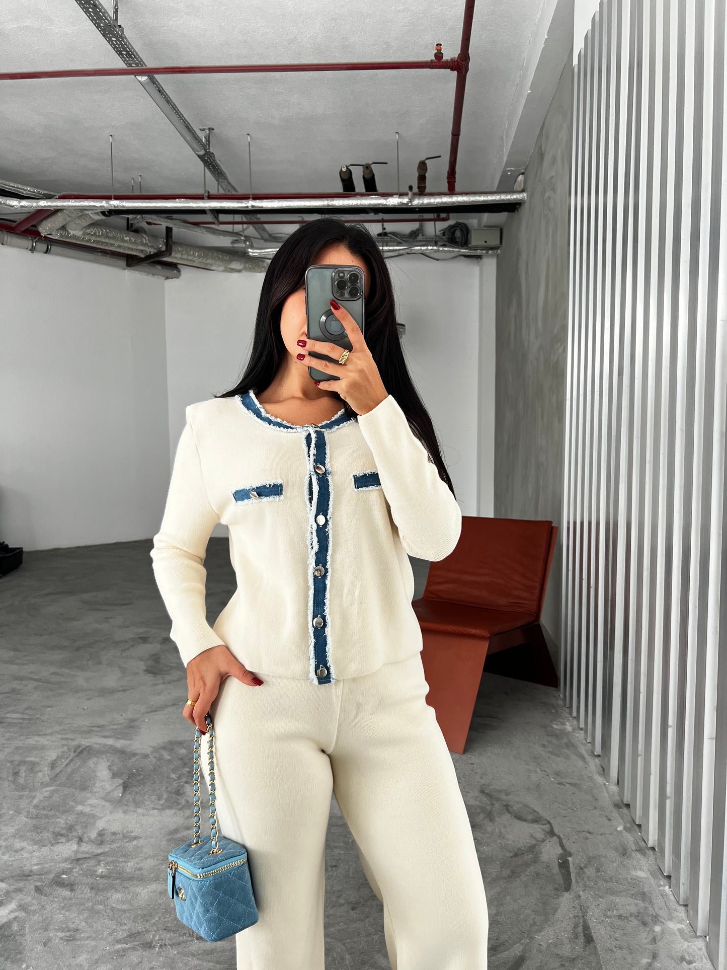 Zina Detaylı Triko Takım