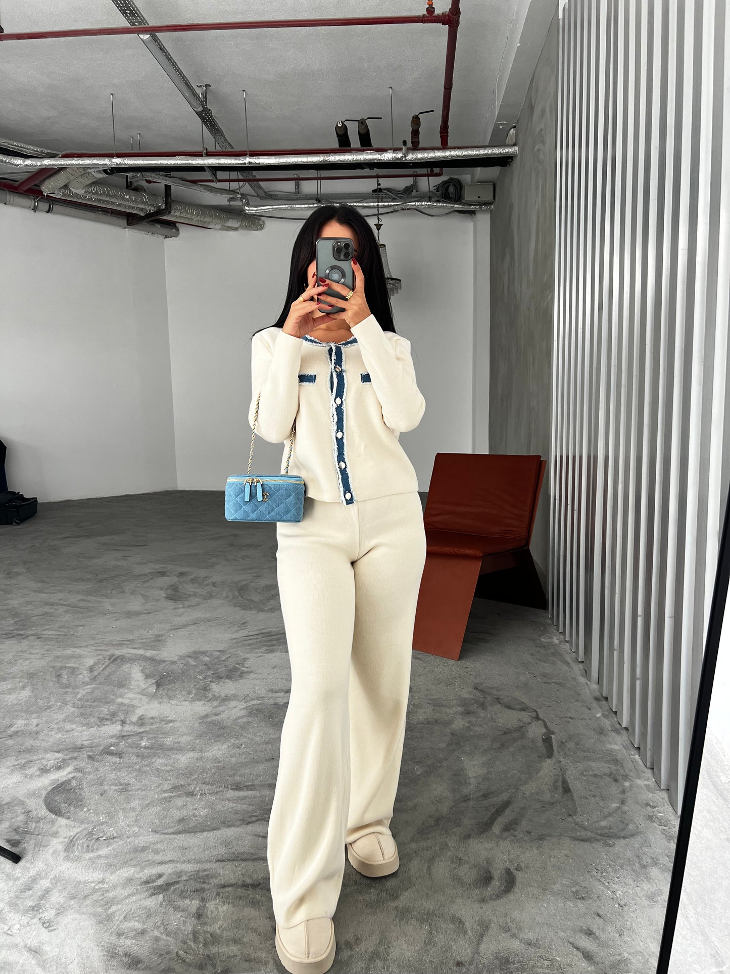 Zina Detaylı Triko Takım